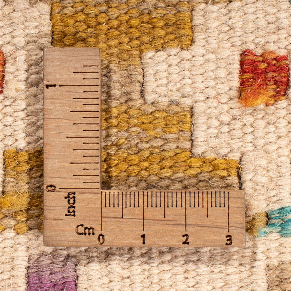 Alfombra Kelim - Splash - 246 x 204 cm - multicolor