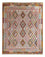 Alfombra Kelim - Splash - 243 x 201 cm - multicolor
