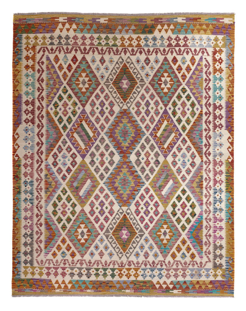 Alfombra Kelim - Splash - 243 x 201 cm - multicolor