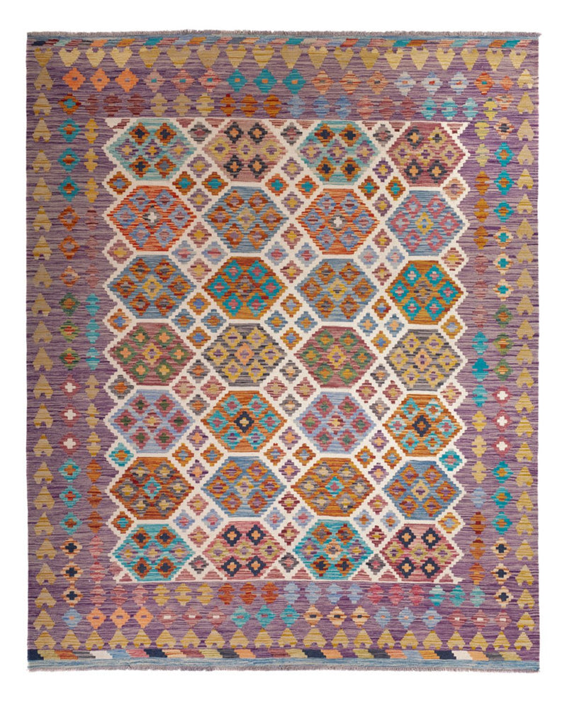 Alfombra Kelim - Splash - 255 x 205 cm - multicolor