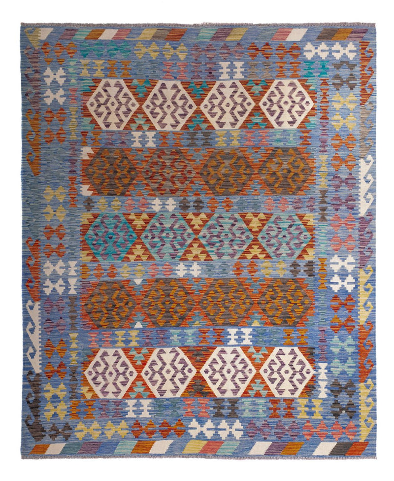 Alfombra Kelim - Splash - 244 x 205 cm - multicolor