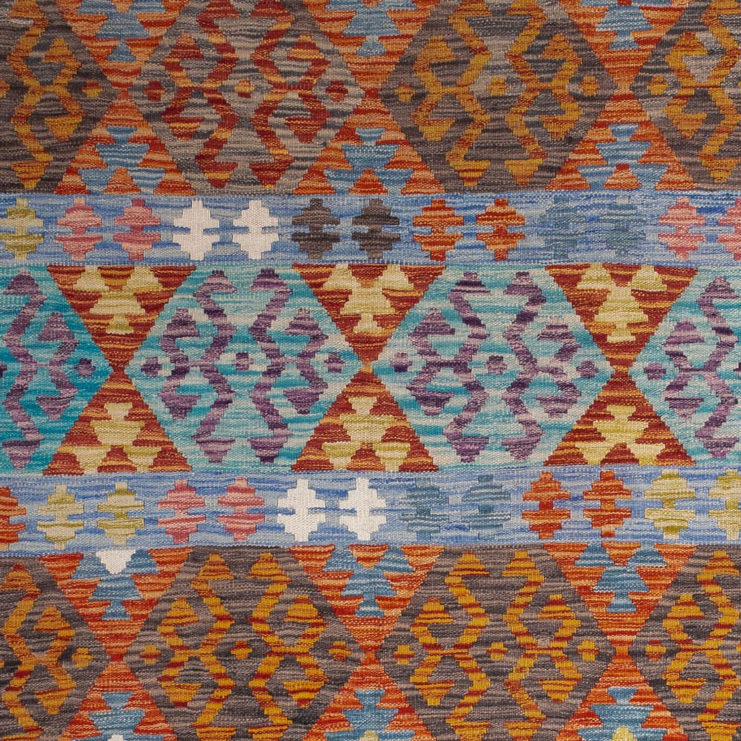 Alfombra Kelim - Splash - 244 x 205 cm - multicolor