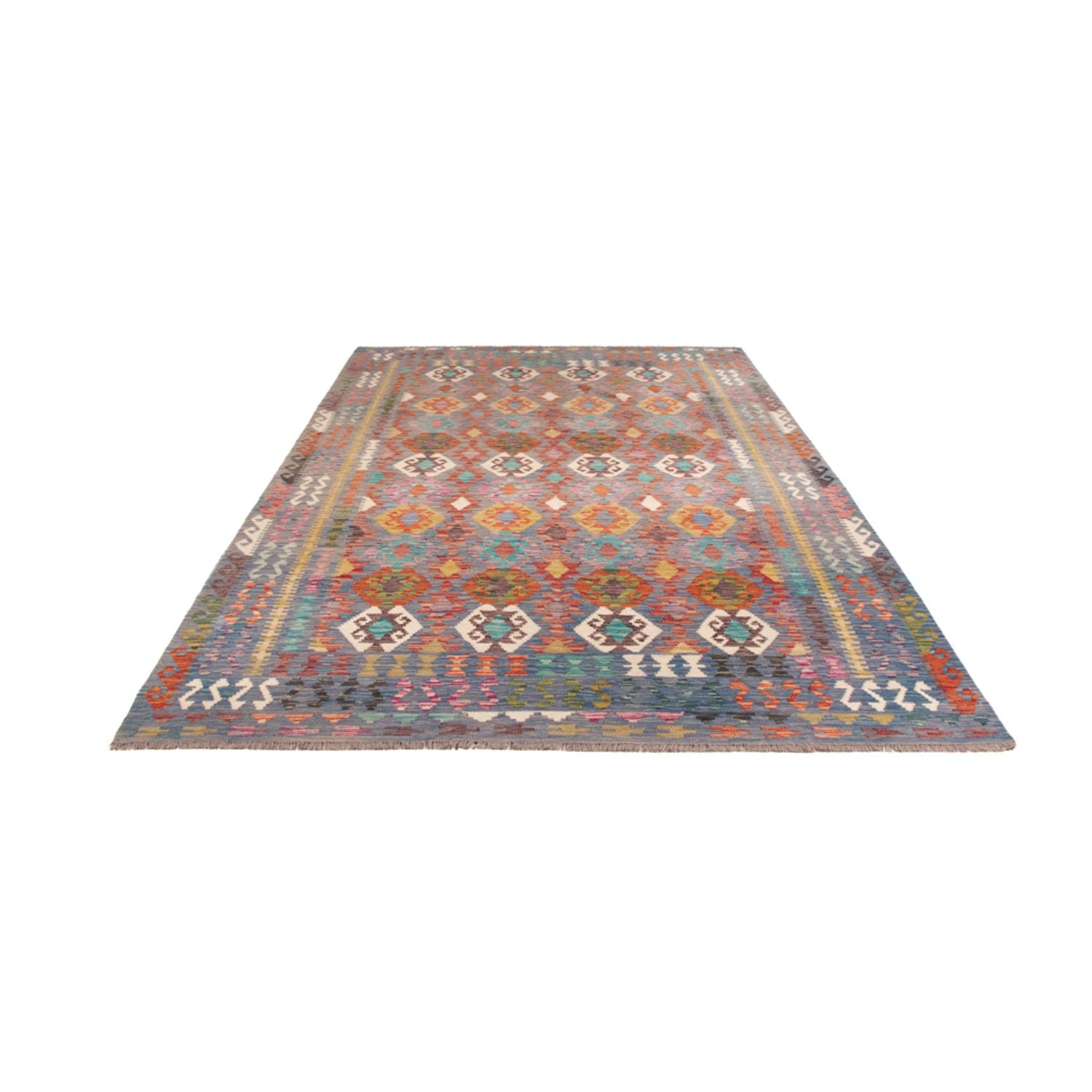 Alfombra Kelim - Splash - 301 x 201 cm - multicolor