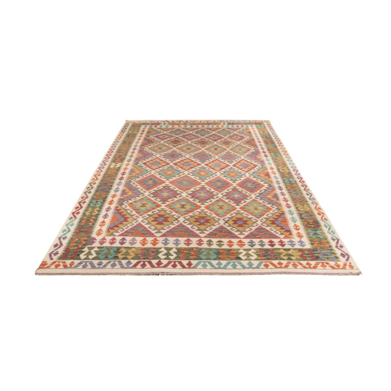 Alfombra Kelim - Splash - 305 x 196 cm - multicolor