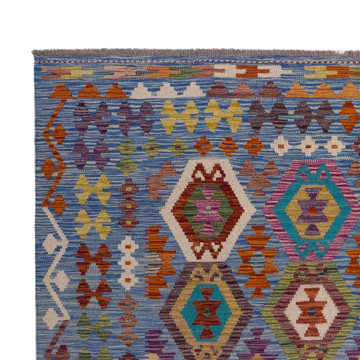 Alfombra Kelim - Splash - 300 x 203 cm - multicolor