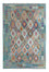 Alfombra Kelim - Splash - 297 x 204 cm - multicolor