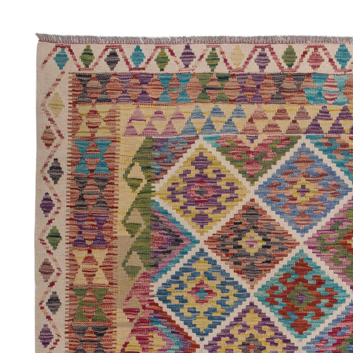 Kilim Maimana Alfombra 285x206cm - Alfombra de lana