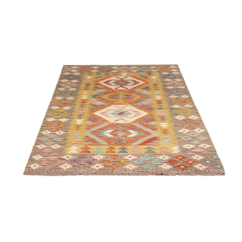 Alfombra de pasillo Alfombra Kelim - Splash - 192 x 101 cm - multicolor