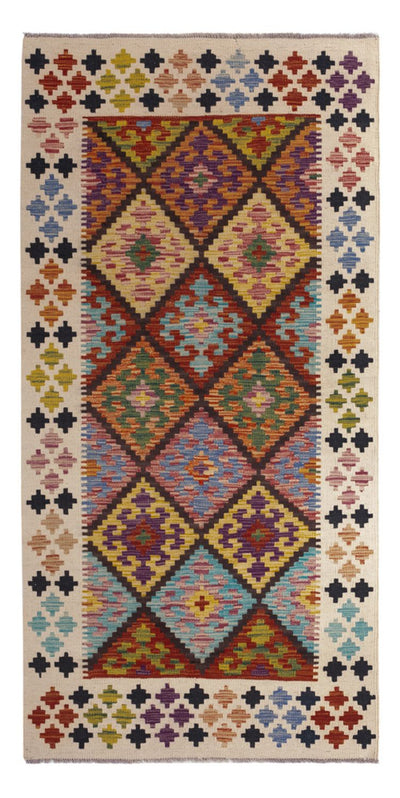 Kilim Maimana Alfombra 101x199cm - Alfombra de lana