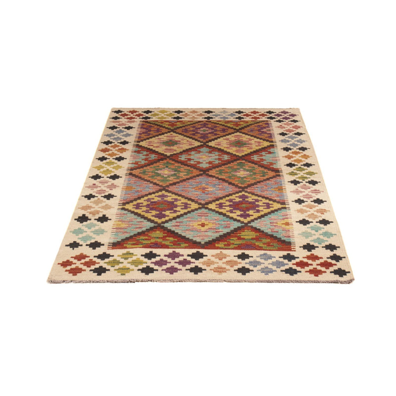 Alfombra de pasillo Alfombra Kelim - Splash - 199 x 101 cm - multicolor