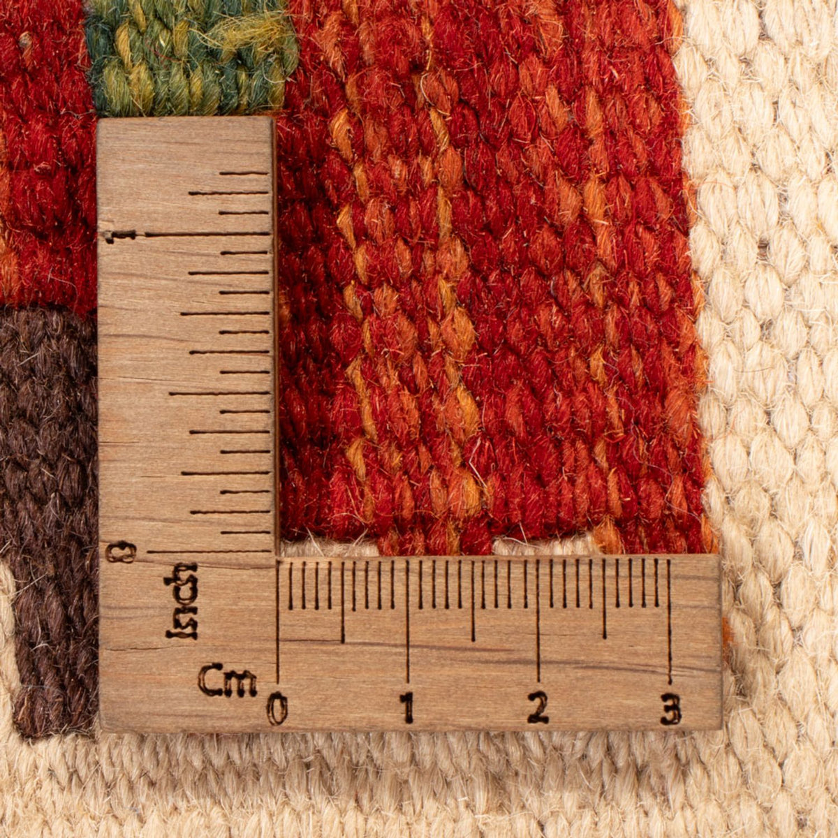 Alfombra de pasillo Alfombra Kelim - Splash - 199 x 101 cm - multicolor