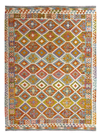 Alfombra Kelim - Splash - 238 x 178 cm - multicolor