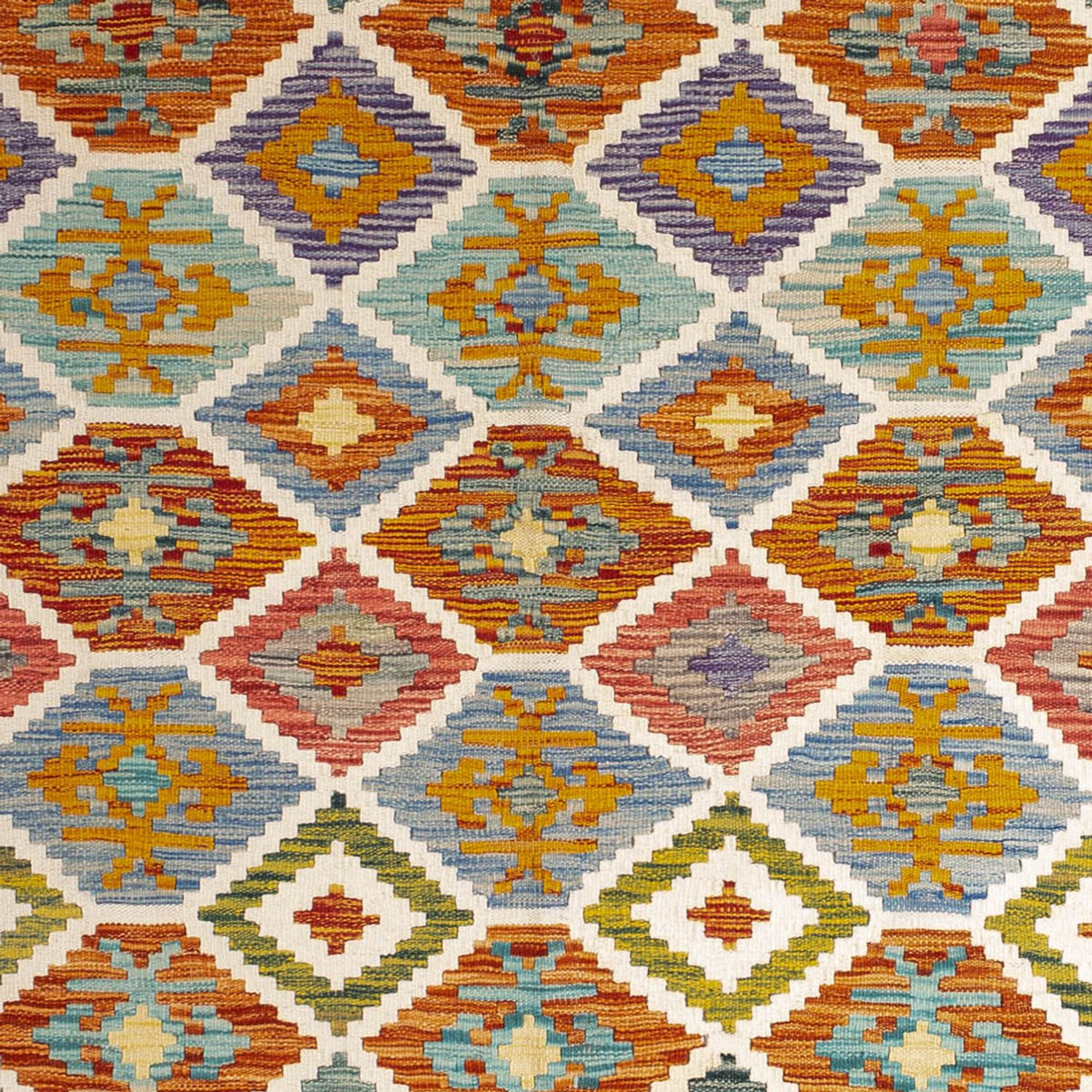 Alfombra Kelim - Splash - 238 x 178 cm - multicolor