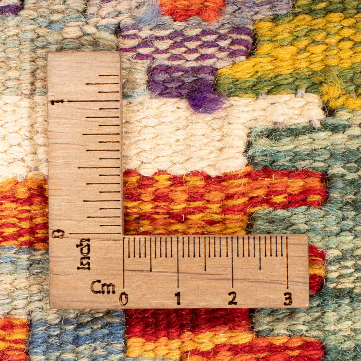 Alfombra Kelim - Splash - 238 x 178 cm - multicolor