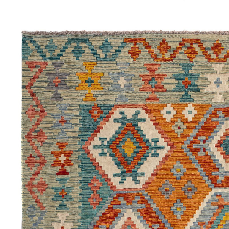 Alfombra Kelim - Splash - 248 x 178 cm - multicolor