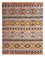 Alfombra Kelim - Splash - 197 x 154 cm - multicolor