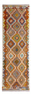 Alfombra de pasillo Alfombra Kelim - Splash - 234 x 80 cm - multicolor