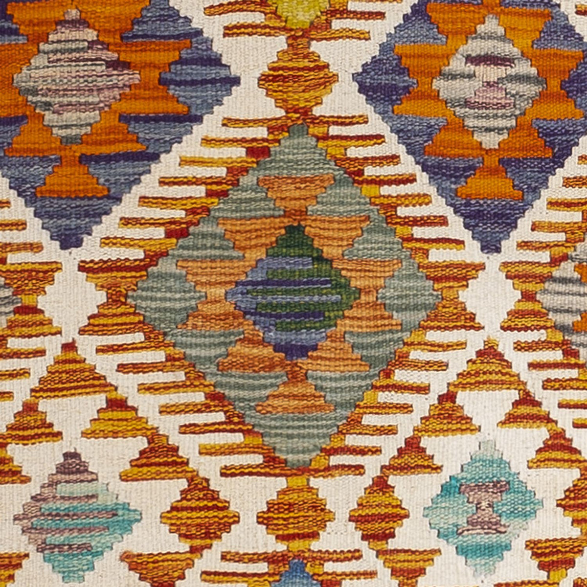 Alfombra de pasillo Alfombra Kelim - Splash - 234 x 80 cm - multicolor