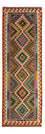 Alfombra de pasillo Alfombra Kelim - Splash - 233 x 87 cm - multicolor