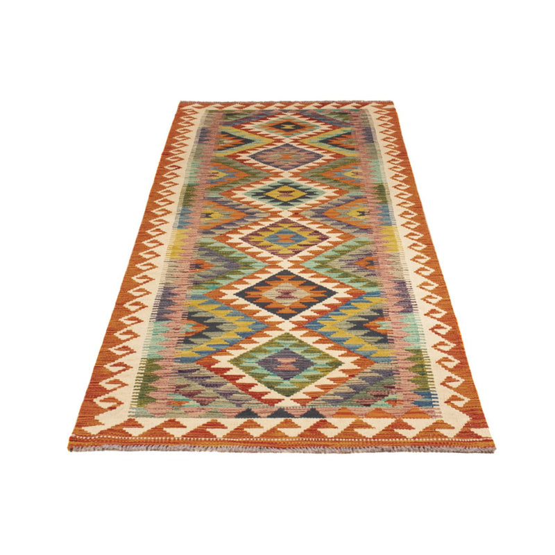 Alfombra de pasillo Alfombra Kelim - Splash - 233 x 87 cm - multicolor