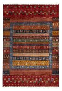 Alfombra Gabbeh - Loribaft Persa - 244 x 176 cm - multicolor