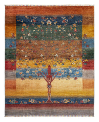 Alfombra Gabbeh - Loribaft Persa - 193 x 158 cm - multicolor