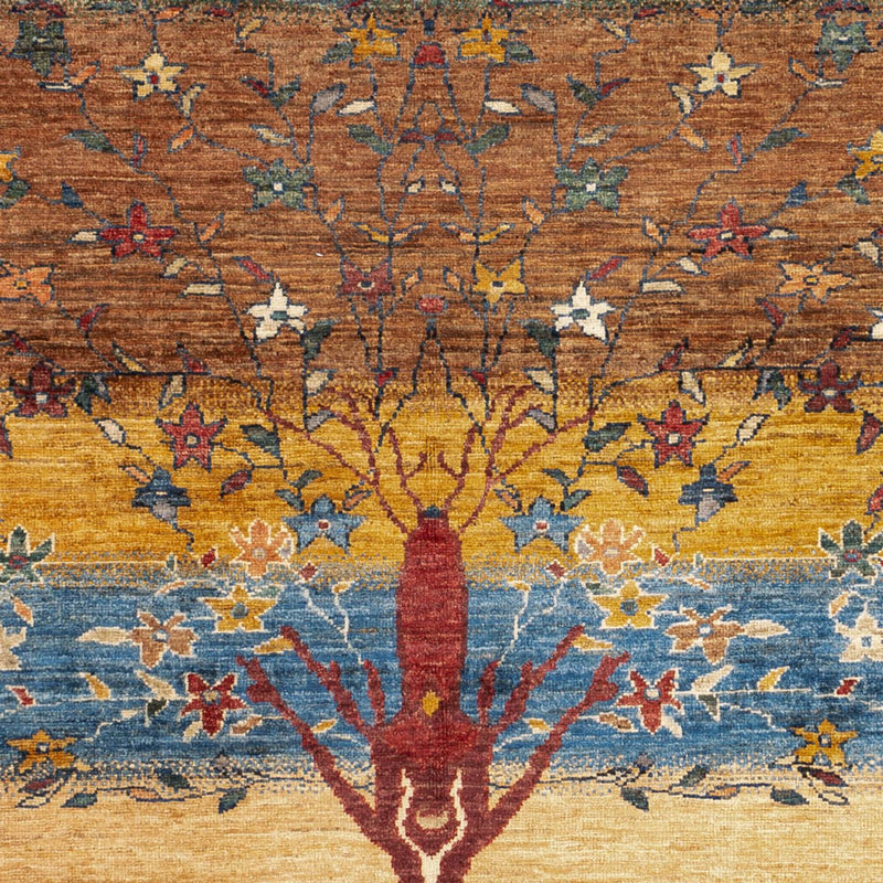 Alfombra Gabbeh - Loribaft Persa - 193 x 158 cm - multicolor