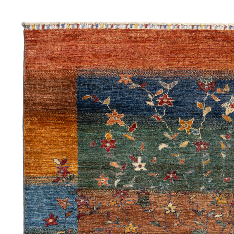 Alfombra Gabbeh - Loribaft Persa - 193 x 158 cm - multicolor