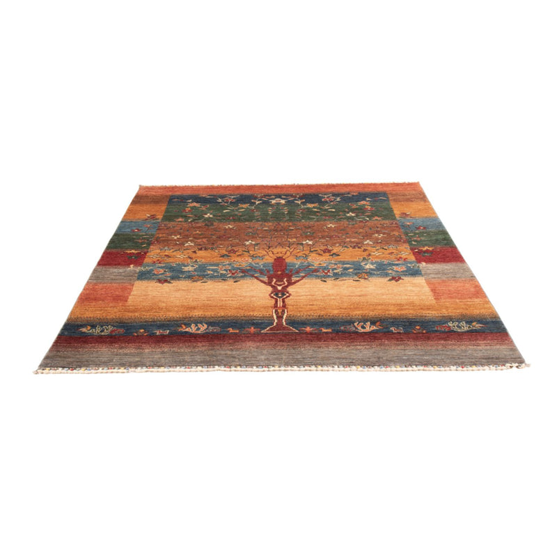 Alfombra Gabbeh - Loribaft Persa - 193 x 158 cm - multicolor