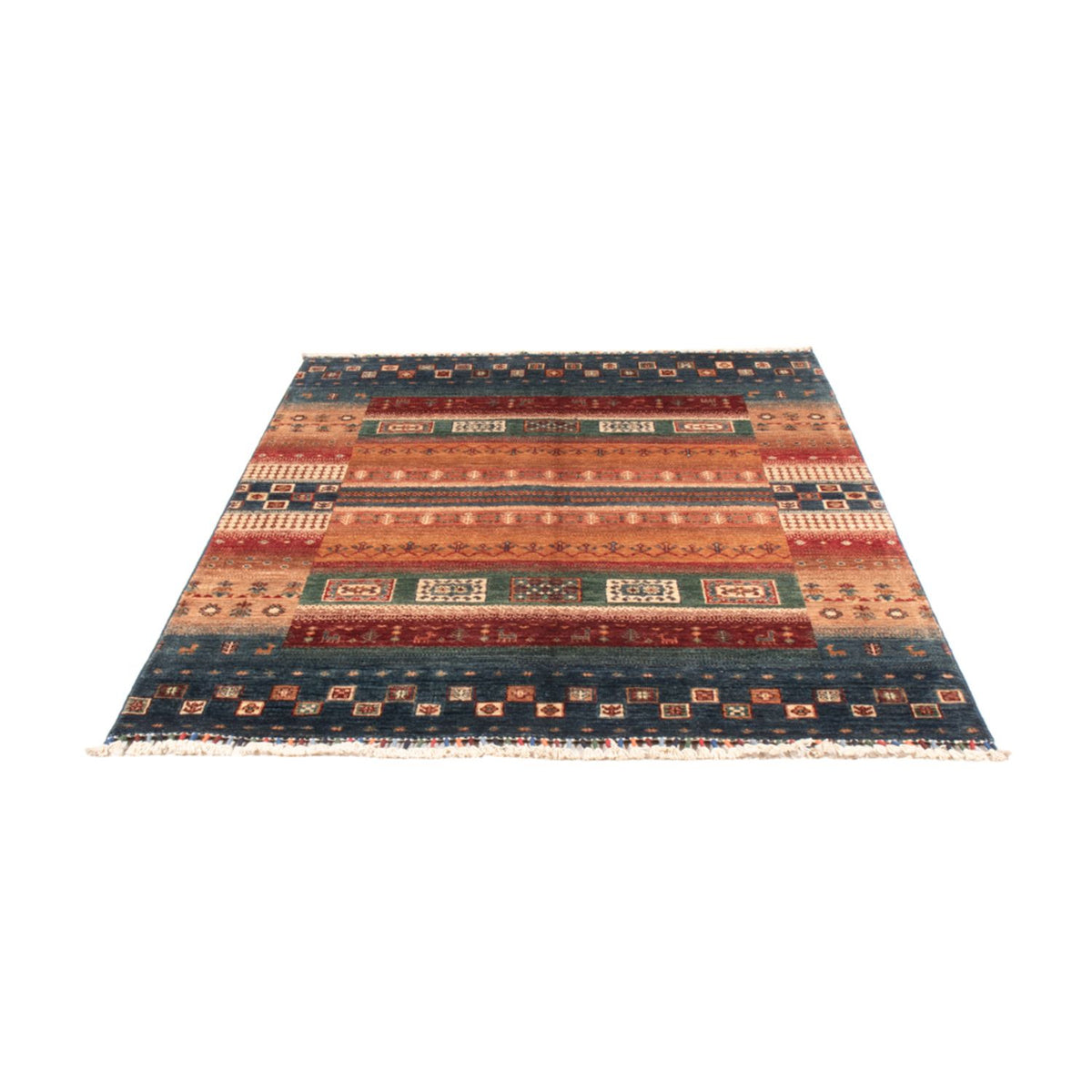 Alfombra Gabbeh - Loribaft Persa - 183 x 131 cm - multicolor
