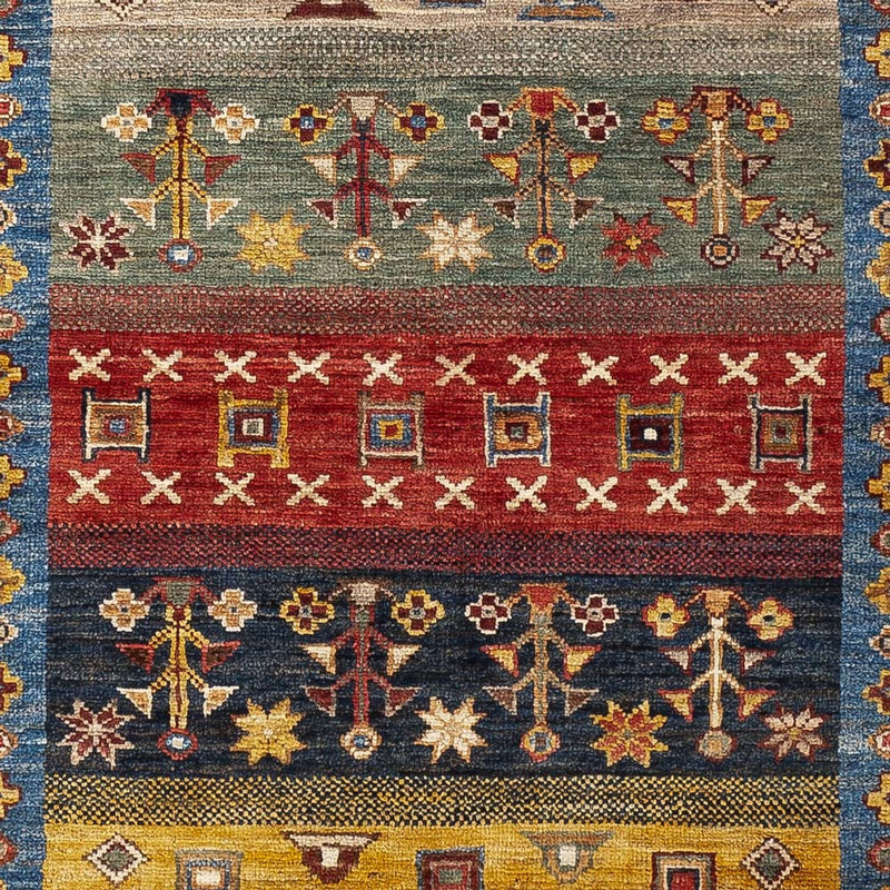 Alfombra Gabbeh - Loribaft Persa - 148 x 105 cm - multicolor