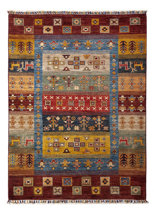 Alfombra Gabbeh - Loribaft Persa - 143 x 105 cm - multicolor