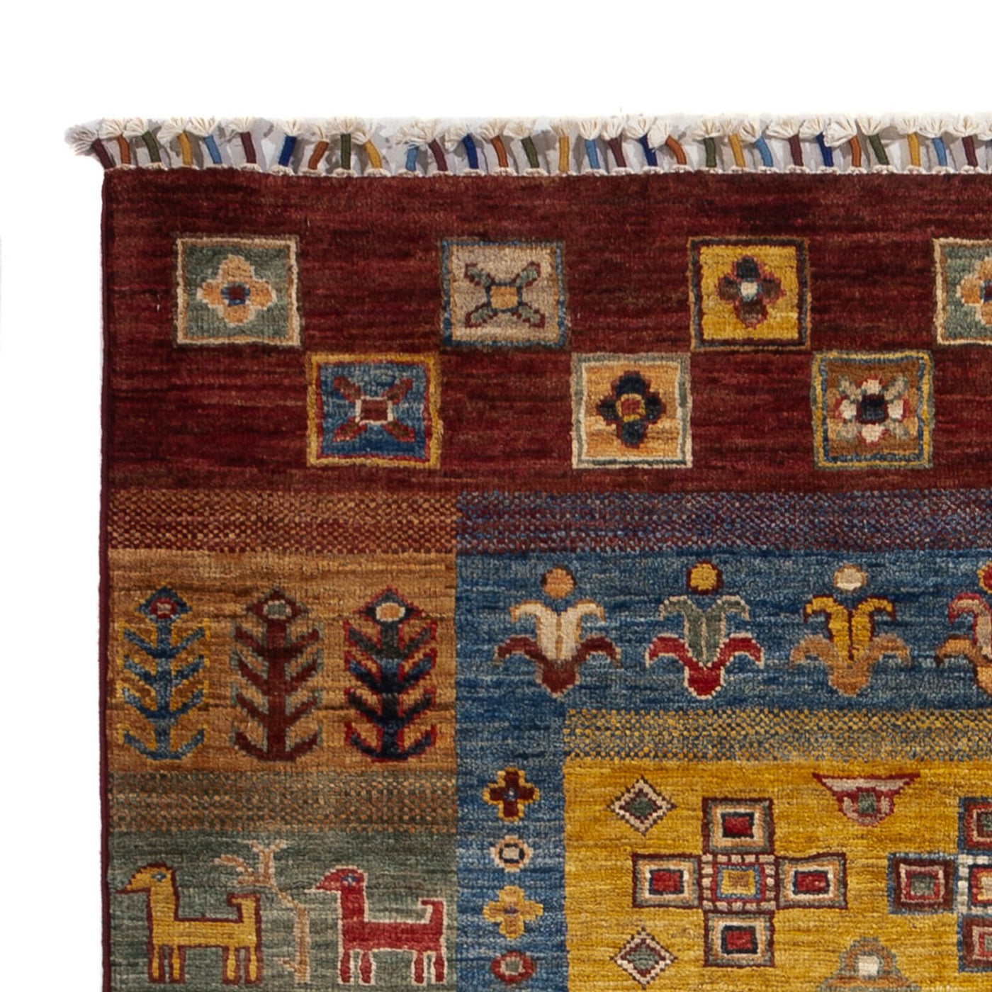 Loribaft Alfombra 143x105cm - Perserteppich Wollteppich