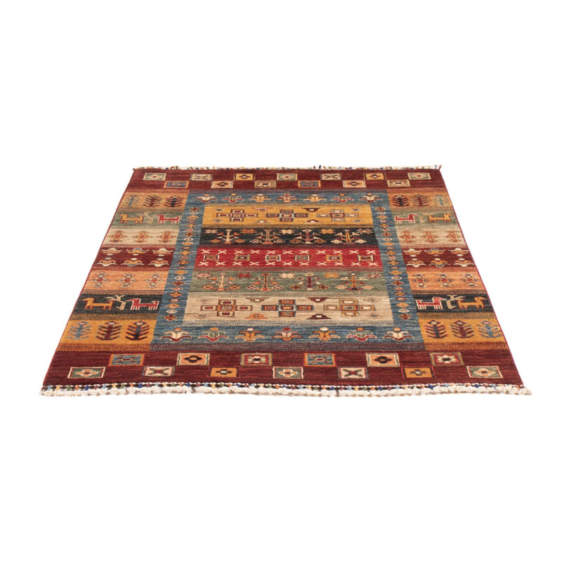 Alfombra Gabbeh - Loribaft Persa - 143 x 105 cm - multicolor