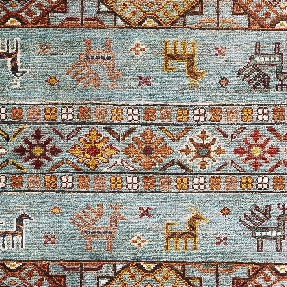 Alfombra Ziegler - Ariana - 122 x 83 cm - azul claro