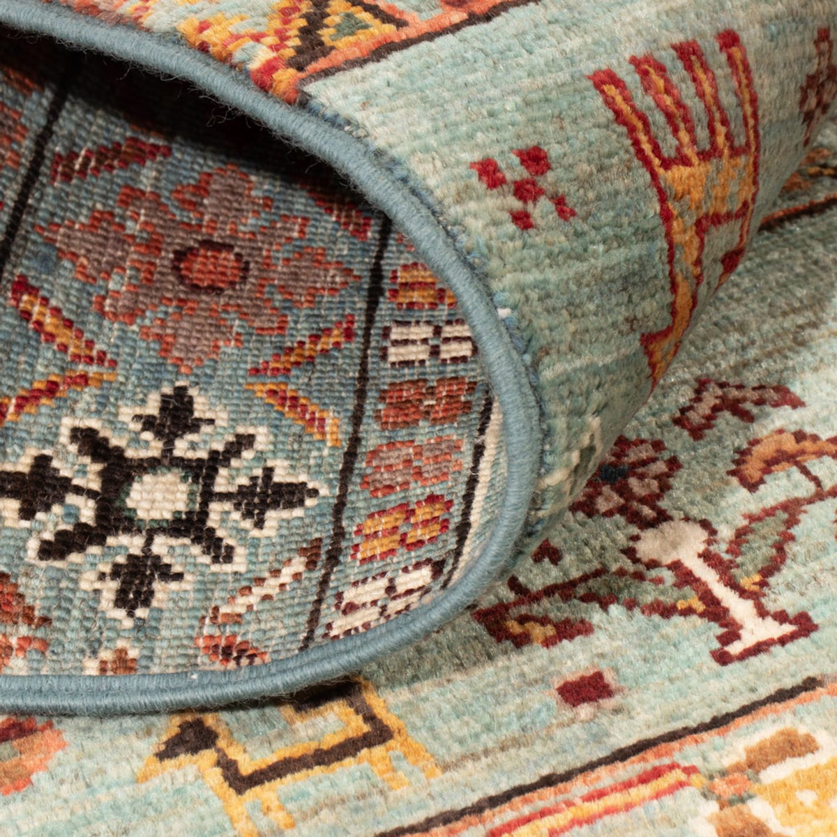 Alfombra Ziegler - Ariana - 122 x 83 cm - azul claro