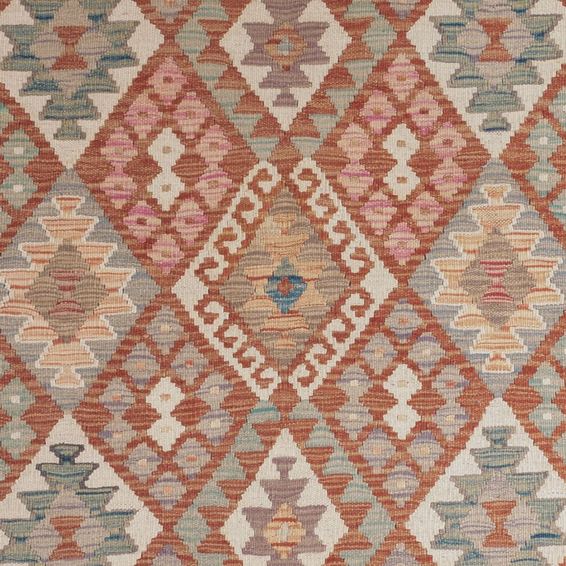 Alfombra Kelim - Splash - 193 x 137 cm - multicolor