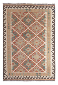 Alfombra Kelim - Splash - 179 x 124 cm - multicolor