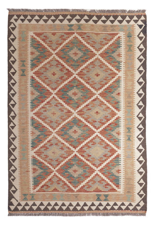 Alfombra Kelim - Splash - 179 x 124 cm - multicolor
