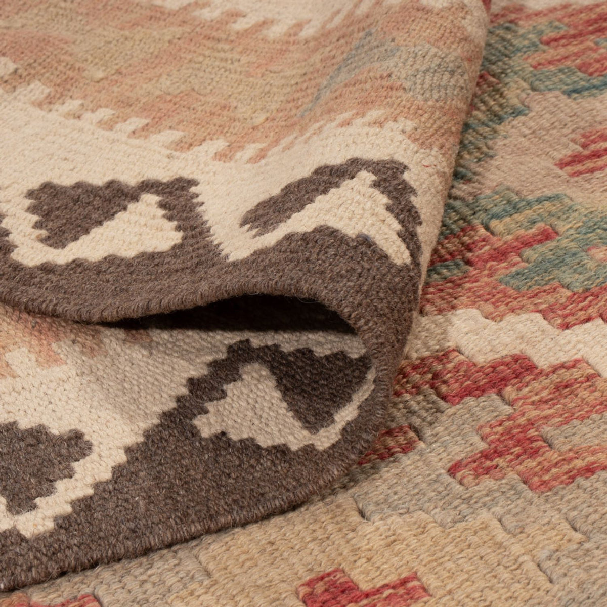 Alfombra Kelim - Splash - 179 x 124 cm - multicolor