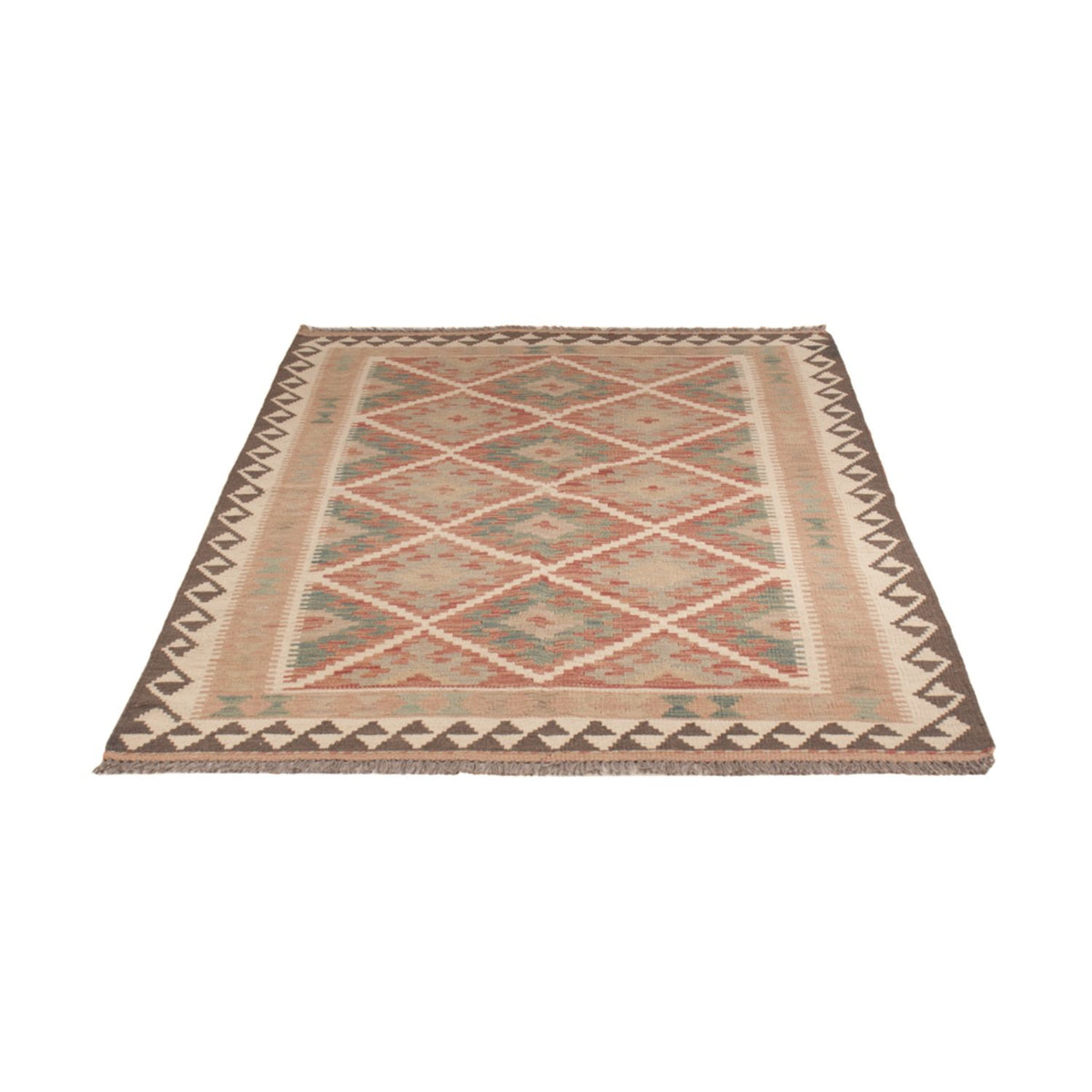 Alfombra Kelim - Splash - 179 x 124 cm - multicolor