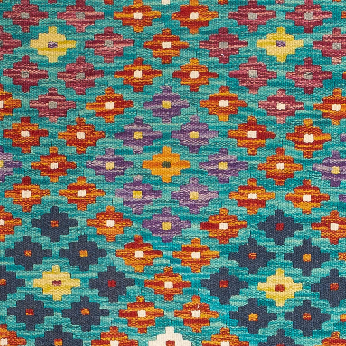 Alfombra Kelim - Splash - 131 x 92 cm - multicolor