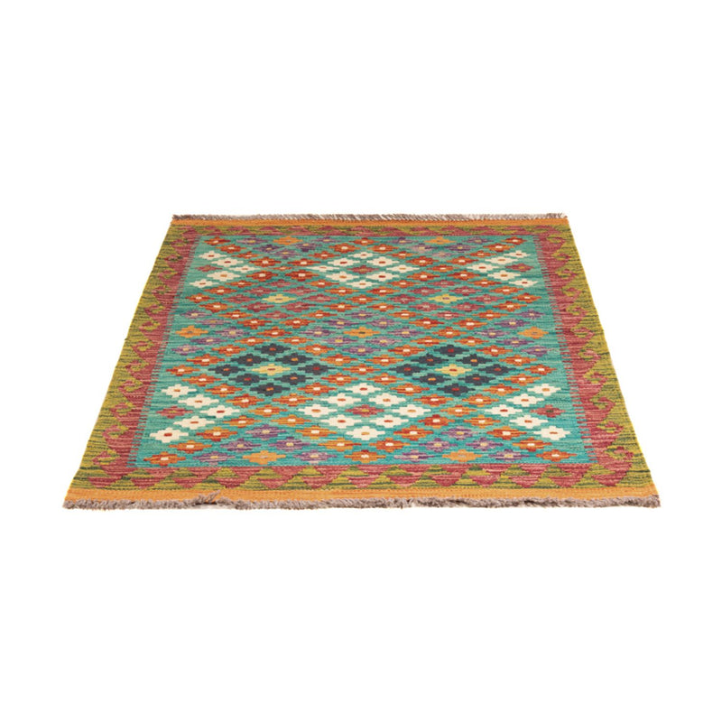 Alfombra Kelim - Splash - 131 x 92 cm - multicolor