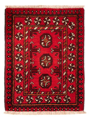 Alfombra afgana - Filpa - 65 x 51 cm - rojo