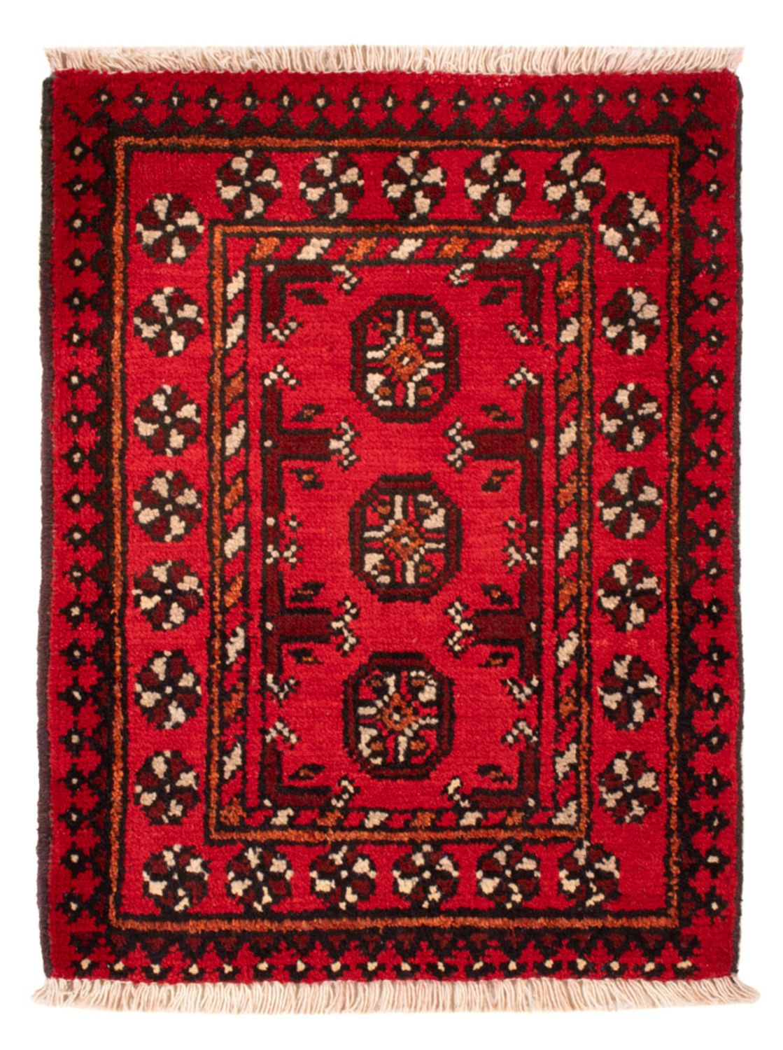 Alfombra afgana - Filpa - 65 x 51 cm - rojo