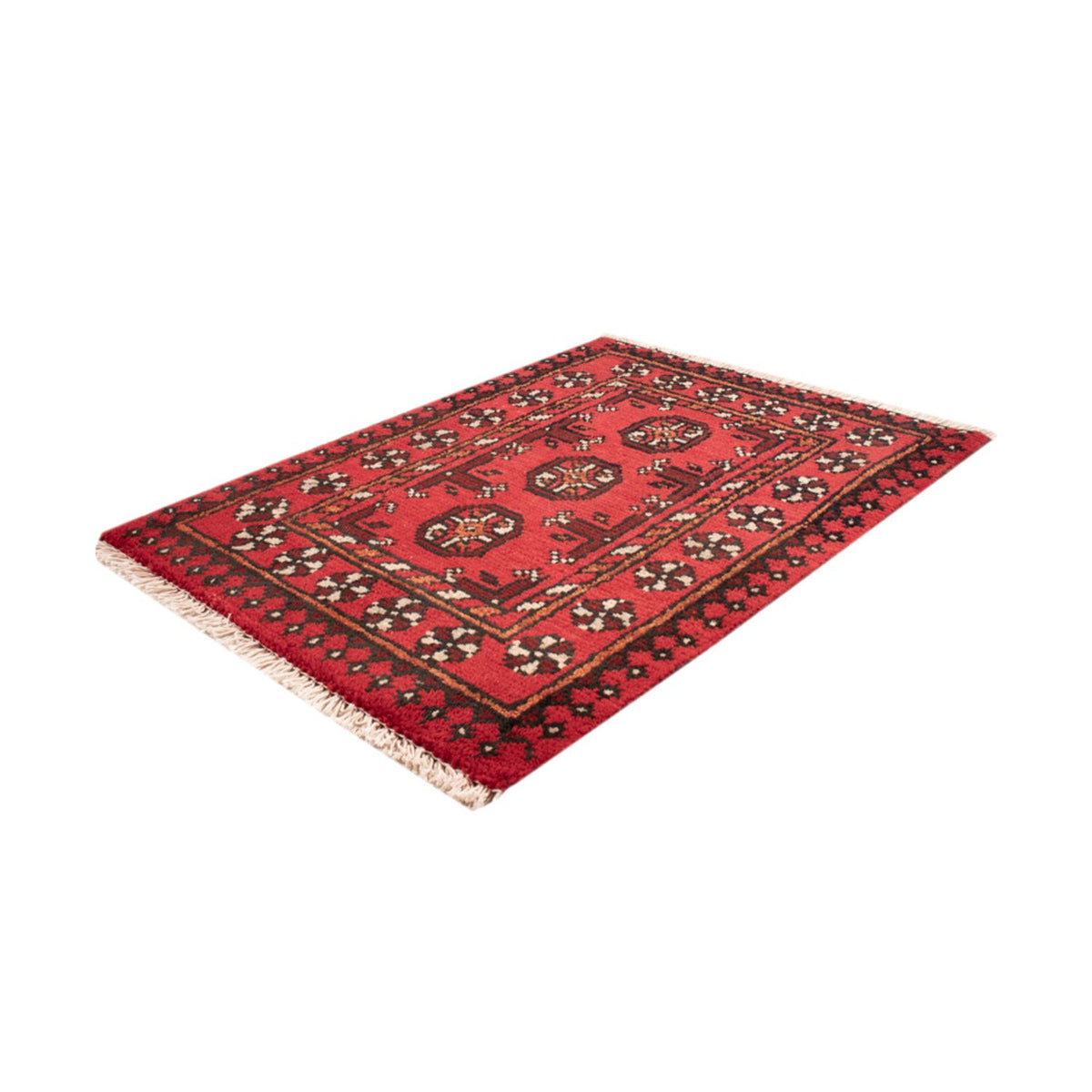 Alfombra afgana - Filpa - 65 x 51 cm - rojo