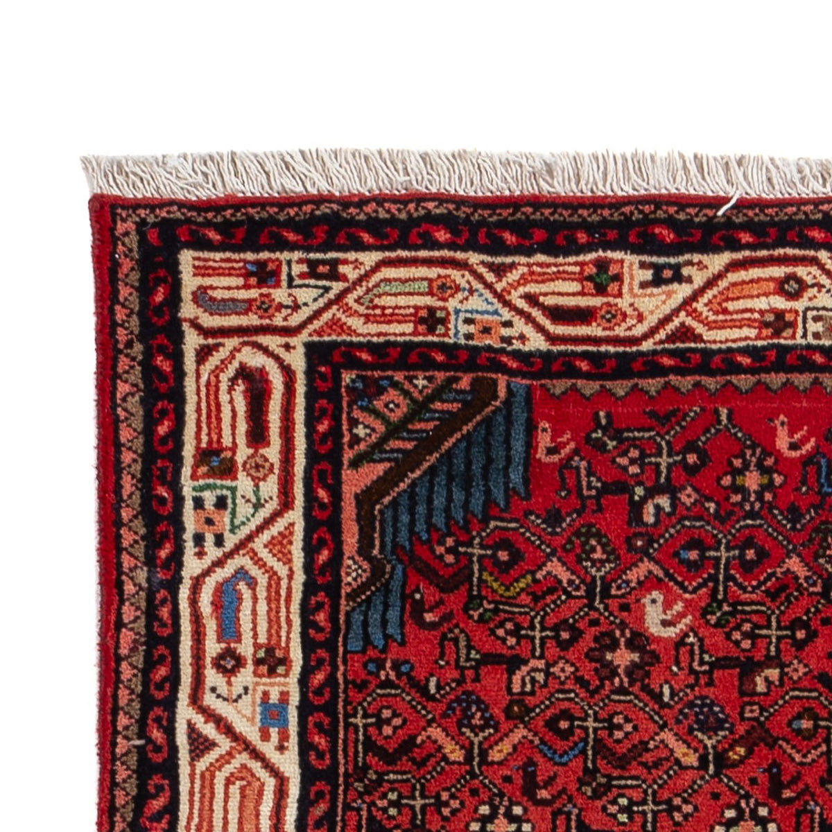 Alfombra de pasillo Alfombra persa - Clásica - 185 x 79 cm - rojo oscuro