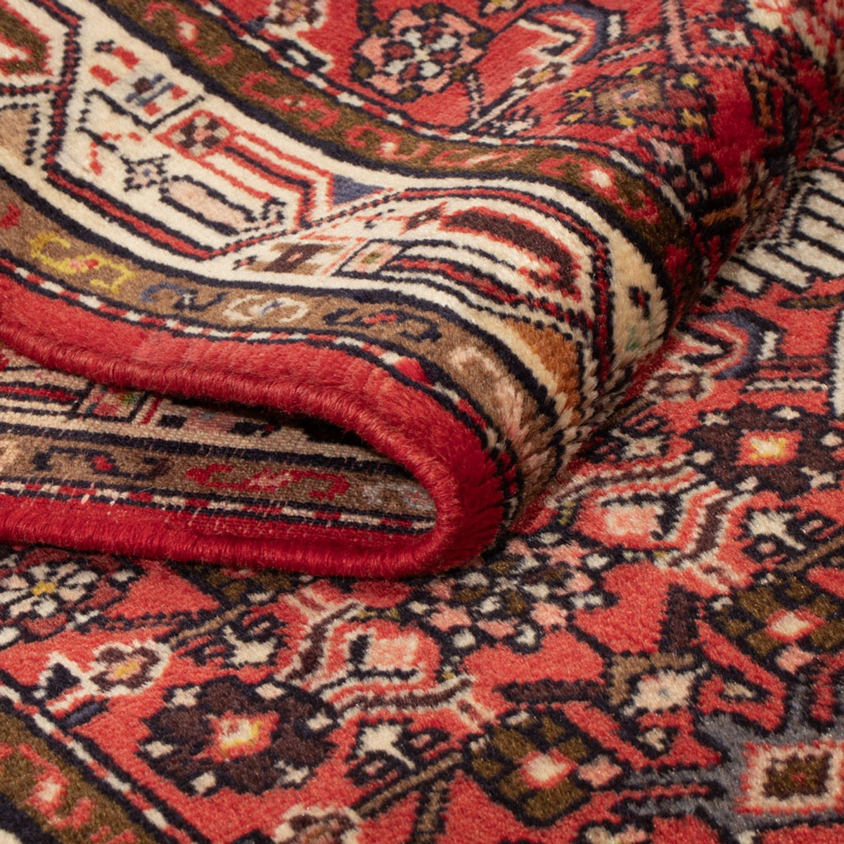 Alfombra de pasillo Alfombra persa - Clásica - 195 x 78 cm - rojo oscuro