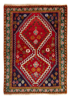 Alfombra persa - Nómada - 128 x 94 cm - rojo