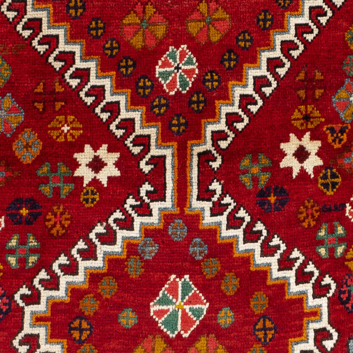 Alfombra persa - Nómada - 128 x 94 cm - rojo